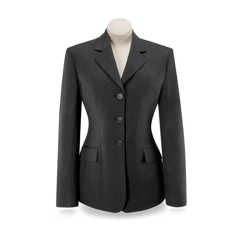 RJ Classics Women's Devon Show Coat - Black Herringbone 1 RJ Classics Women's Devon Show Coat - Black Herringbone