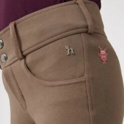 Horze Kids' Morgan Full Seat Breeches - Cocoa Mocha -Tack Of The Day Store 607824 800 800