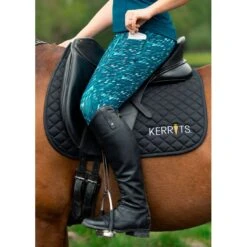Kerrits Kids' Knee Patch Performance Tights - Topaz Brushstroke -Tack Of The Day Store 609575 800 800