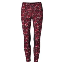 Kerrits Kids' Knee Patch Performance Tights - Ruby Brushstroke