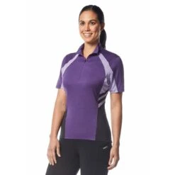 Kerrits Women's Always Cool Solid Ice Fil Short Sleeve Shirt - Iris -Tack Of The Day Store 610163 800 800