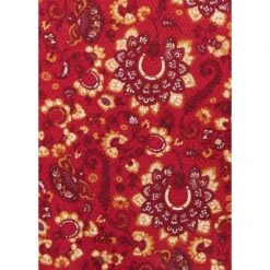 Kerrits Women's Always Cool Print Ice Fil Long Sleeve Shirt - Ruby Lucky Paisley/Sangria -Tack Of The Day Store 610280 800 800