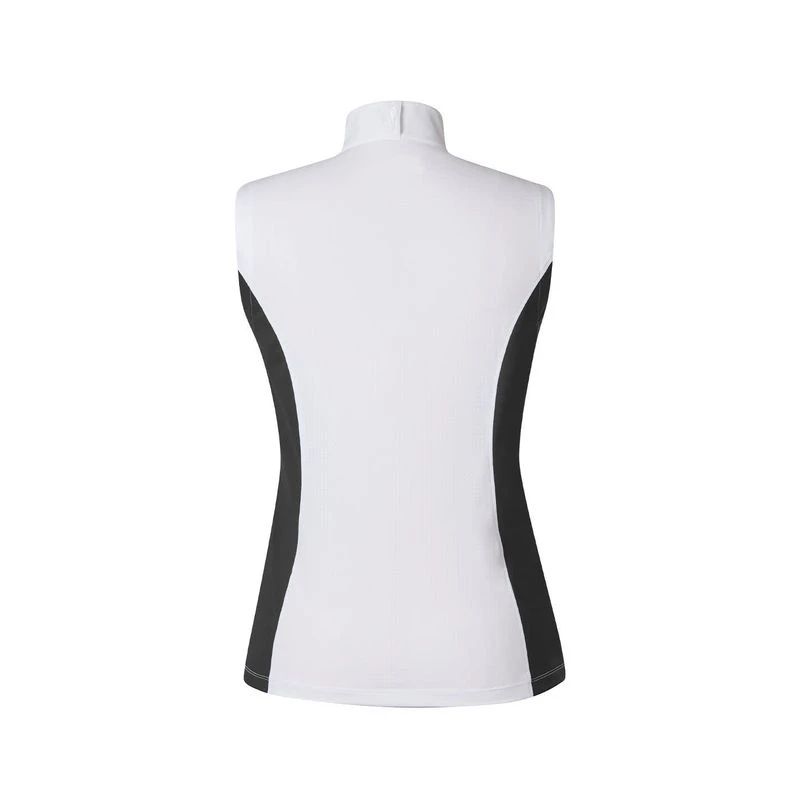 Kerrits Women's Affinity Sleeveless Show Shirt - Black/Iron Bouquet 2 Kerrits Women's Affinity Sleeveless Show Shirt - Black/Iron Bouquet - Image 2