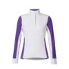 Kerrits Women's Affinity Long Sleeve Show Shirt - Iris/Iron Bouquet
