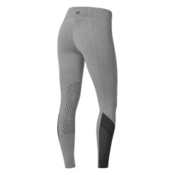 Kerrits Women's Free Style Knee Patch Pocket Tights - Charcoal Heather/Black -Tack Of The Day Store 610821 800 800