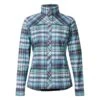 Kerrits Women's Triple Chill Sun Shirt - Topaz Plaid