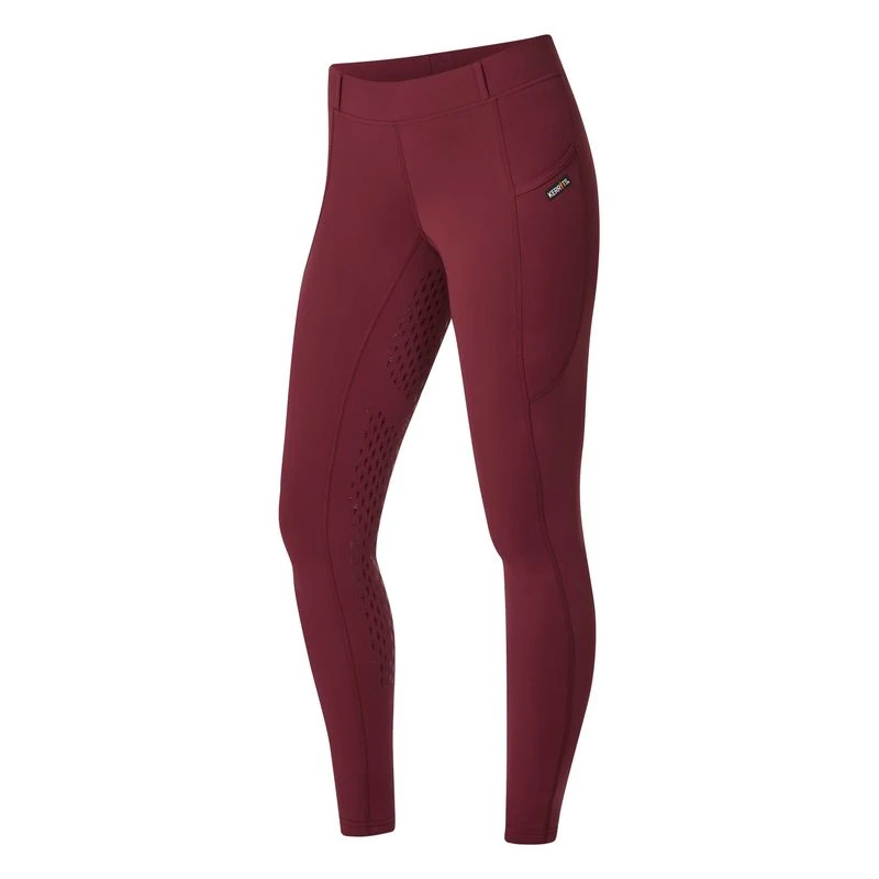Kerrits Women's Ice Fil Full Seat Tech Tights - Sangria 3 Kerrits Women's Ice Fil Full Seat Tech Tights - Sangria - Image 3