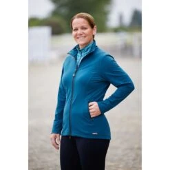 Kerrits Women's Cool Comfort Ice Fil Jacket - Lagoon -Tack Of The Day Store 612763 800 800