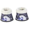 Ovation Altitude Print Bell Boots - Blue Whimsical Horses