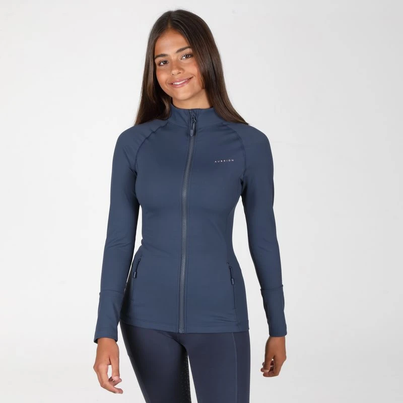 Shires Aubrion Women's Non-Stop Jacket - Navy 3 Shires Aubrion Women's Non-Stop Jacket - Navy - Image 3