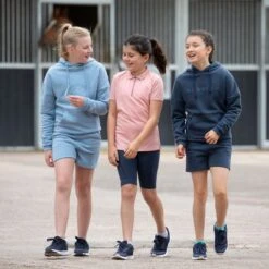 Shires Aubrion Kids' Poise Tech Polo - Rose -Tack Of The Day Store 619070 800 800