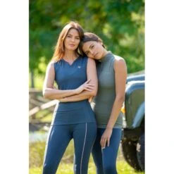 Shires Aubrion Women's Revive Sleeveless Sun Shirt - Olive 5 Shires Aubrion Women's Revive Sleeveless Sun Shirt - Olive -Tack Of The Day Store 620080 800 800