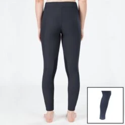 Irideon Women's Powerstretch Knee Patch Breeches W/Sock - Graphite