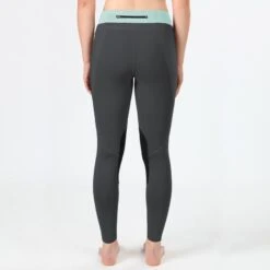 Irideon Women's Synergy Knee Patch Tights - Graphite/Mint -Tack Of The Day Store 622521 800 800