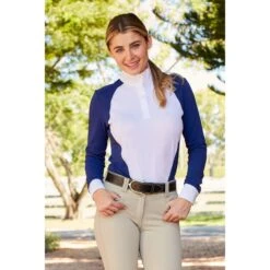RJ Classics Women's Lexi Long Sleeve Show Shirt - Evening Sky 8 RJ Classics Women's Lexi Long Sleeve Show Shirt - Evening Sky -Tack Of The Day Store 623517 800 800