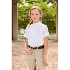 RJ Classics Kids' Ava Short Sleeve Show Shirt - White 6 RJ Classics Kids' Ava Short Sleeve Show Shirt - White -Tack Of The Day Store 624152 800 800 1