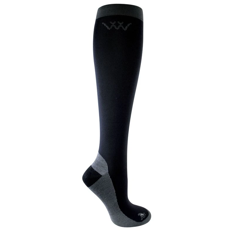 Woof Wear Competition Sock 2 Pairs - Black/Grey 1 Woof Wear Competition Sock 2 Pairs - Black/Grey