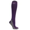 Woof Wear Competition Sock 2 Pairs - Damson/Grey
