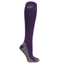 Woof Wear Competition Sock2 Pairs - Damson/Grey