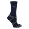 Woof Wear Short Bamboo Sock 2 Pairs - Navy/Grey