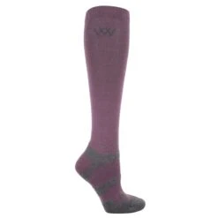 Woof Wear Winter Riding Sock 2 Pairs - Heather/Grey