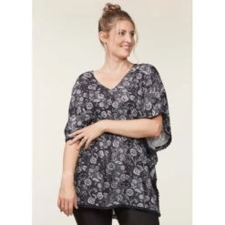EQL Women's Daydream Gauze Tunic - Black Eq Lace 7 EQL Women's Daydream Gauze Tunic - Black Eq Lace -Tack Of The Day Store 644734 800 800