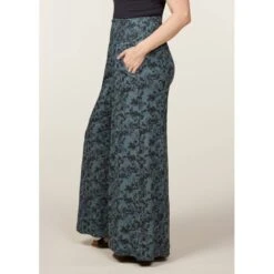 EQL Women's Soft Sweep Wide Leg Print Pant - Bluegrass Countryside 8 EQL Women's Soft Sweep Wide Leg Print Pant - Bluegrass Countryside -Tack Of The Day Store 645401 800 800