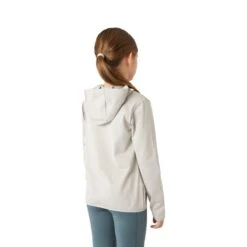 Horze Kids' Chloe Technical Hoodie - Pumice Stone -Tack Of The Day Store 648742 800 800