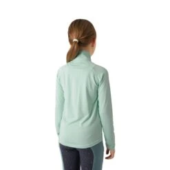 Horze Kids' Lola Long Sleeved Half Zip Tech Shirt - Dusty Aqua 6 Horze Kids' Lola Long Sleeved Half Zip Tech Shirt - Dusty Aqua -Tack Of The Day Store 651002 800 800