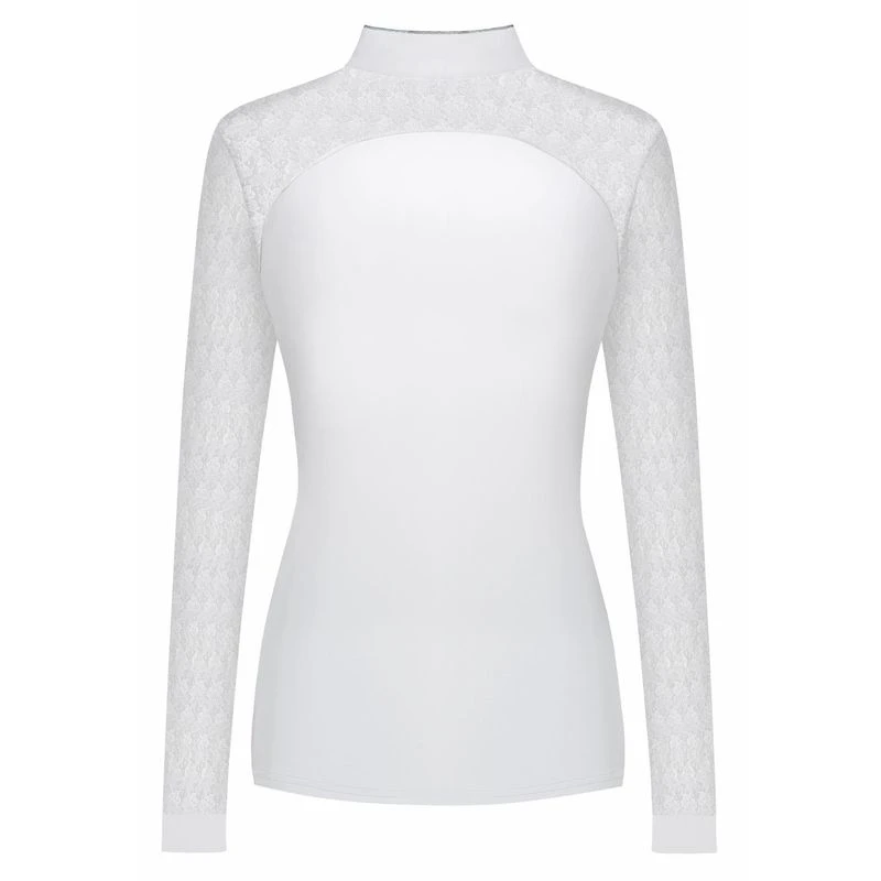Fair Play Women's Anita Long Sleeve Competition Shirt - White 2 Fair Play Women's Anita Long Sleeve Competition Shirt - White - Image 2