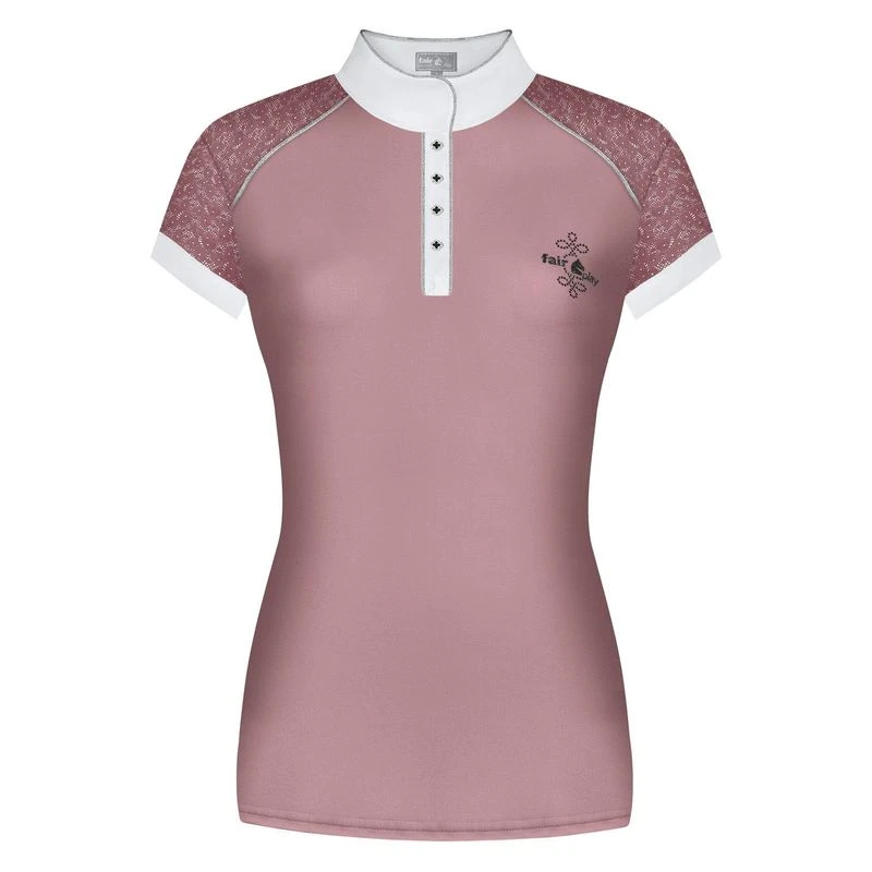 Fair Play Women's Anita Short Sleeve Competition Shirt - Dusty Pink 1 Fair Play Women's Anita Short Sleeve Competition Shirt - Dusty Pink
