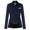 Fair Play Women's Alissa Fleur Dressage Short Tail Coat - Navy
