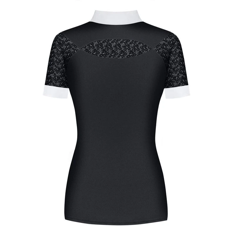 Fair Play Women's Alexis Short Sleeve Competition Shirt - Black 2 Fair Play Women's Alexis Short Sleeve Competition Shirt - Black - Image 2