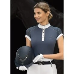 Fair Play Women's Anita Short Sleeve Competition Shirt - Steel Blue 6 Fair Play Women's Anita Short Sleeve Competition Shirt - Steel Blue -Tack Of The Day Store 655228 800 800