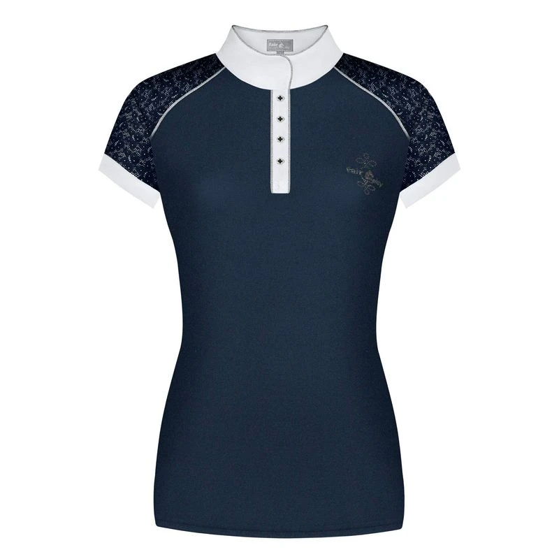 Fair Play Women's Anita Short Sleeve Competition Shirt - Navy 1 Fair Play Women's Anita Short Sleeve Competition Shirt - Navy