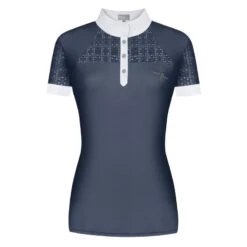 Fair Play Women's Aiko Short Sleeve Competition Shirt - Steel Blue