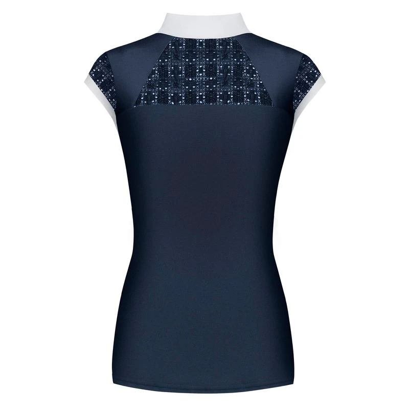 Fair Play Women's Aiko Sleeveless Competition Shirt - Navy 2 Fair Play Women's Aiko Sleeveless Competition Shirt - Navy - Image 2