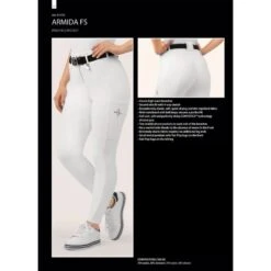 Fair Play Women's Armida Full Seat Breeches - White -Tack Of The Day Store 655885 800 800