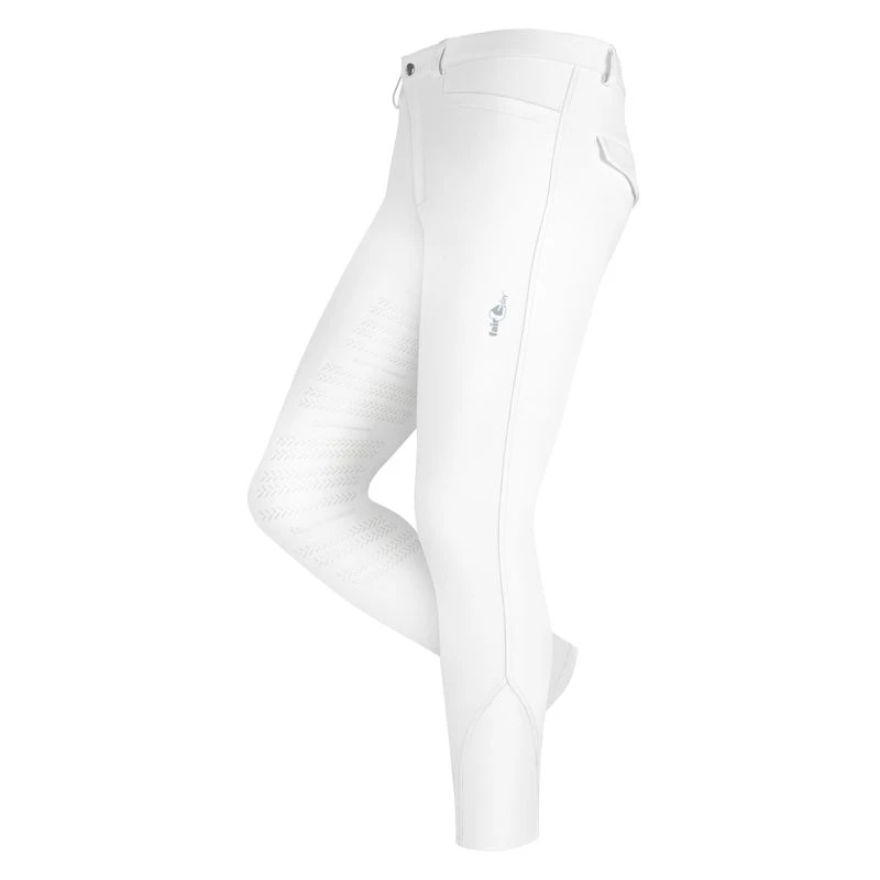 Fair Play Men's Simon Sillicon Patch Breeches - White 1 Fair Play Men's Simon Sillicon Patch Breeches - White
