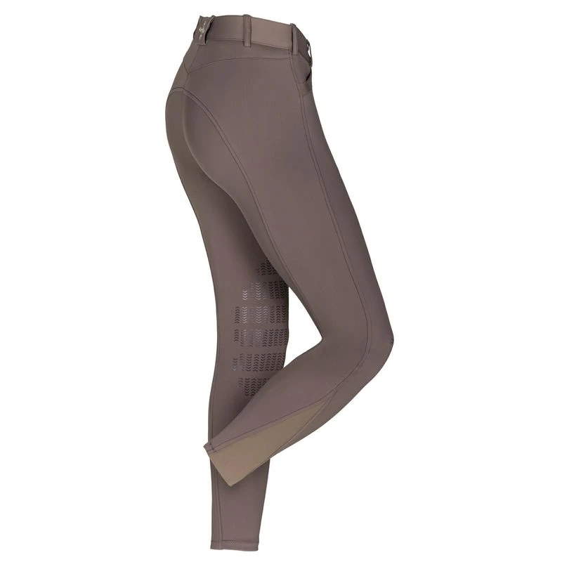 Fair Play Women's Johanna Knee Patch Breeches - Taupe Grey 2 Fair Play Women's Johanna Knee Patch Breeches - Taupe Grey - Image 2