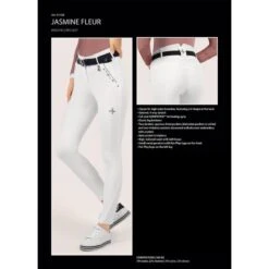 Fair Play Women's Jasmine Fleur Full Seat Breeches - Black 5 Fair Play Women's Jasmine Fleur Full Seat Breeches - Black -Tack Of The Day Store 656303 800 800