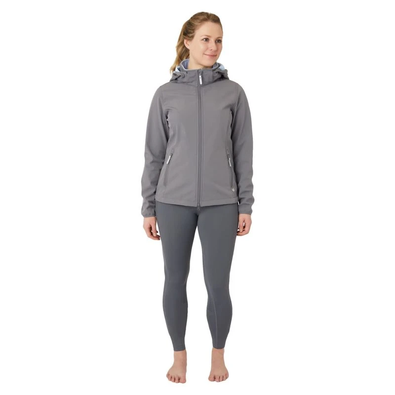 Horze Women's Trisha Softshell Jacket - Smoked Pearl Grey 5 Horze Women's Trisha Softshell Jacket - Smoked Pearl Grey - Image 5
