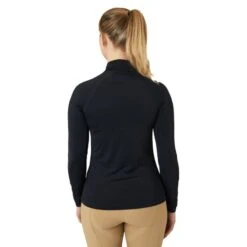 B Vertigo Women's Nancy Long Sleeve Half Zip Training Shirt - Anthracite Grey -Tack Of The Day Store 659716 800 800
