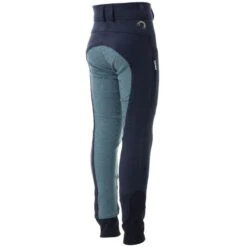Horze Kids' Samara Full Seat Breeches - Dark Navy 7 Horze Kids' Samara Full Seat Breeches - Dark Navy -Tack Of The Day Store 659764 800 800 1