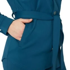 Horze Women's Alyssa Shirt Jacket - Legion Blue -Tack Of The Day Store 660056 800 800