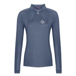 Fair Play Women's Paula Long Sleeve Tech Shirt - Steel Blue