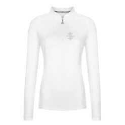 Fair Play Women's Paula Long Sleeve Tech Shirt - White