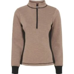 Catago Women's Catago Arctic Half Zip Pullover - Walnut Brown