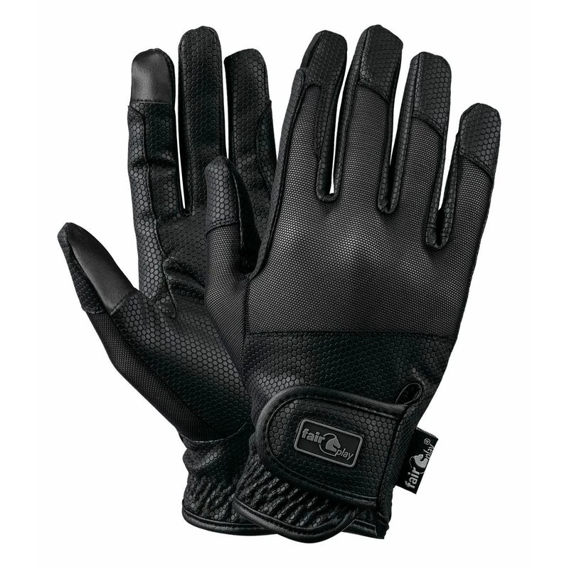 Fair Play Grippi Summer Gloves - Black 1 Fair Play Grippi Summer Gloves - Black