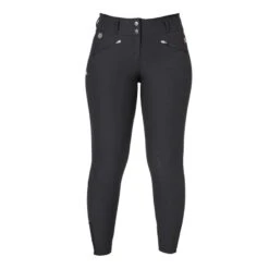 Back On Track Women's Katie Knee Patch Breeches - Black